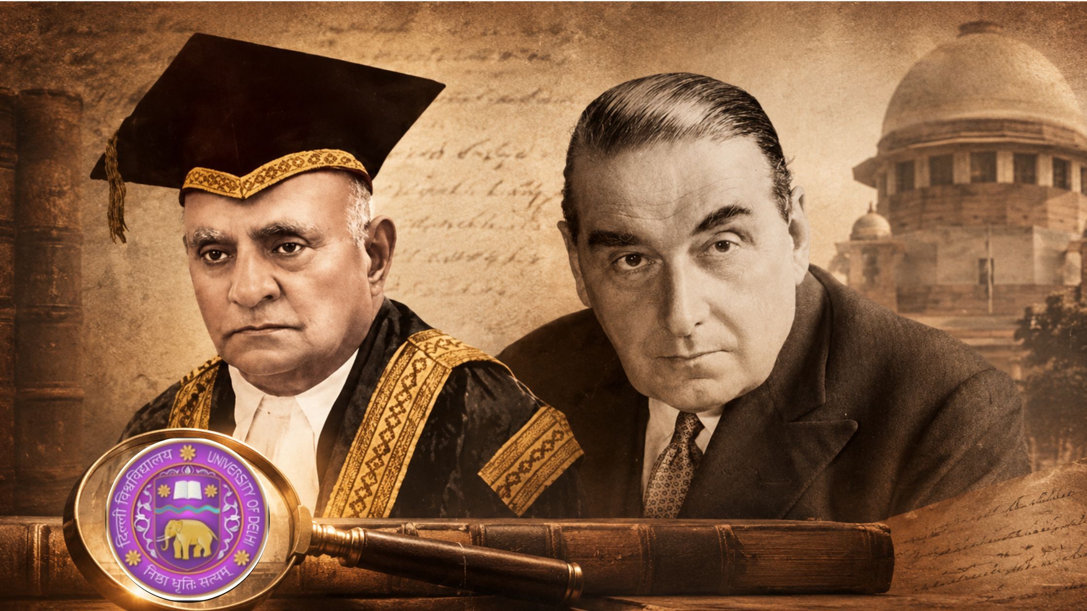 Sir Hari Singh Gour and Sir Maurice Gwyer: Two Lawyers who built Delhi University
