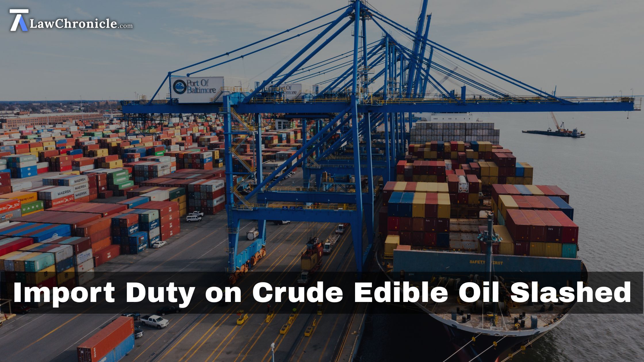 Government Cuts Import Duty on Crude Edible Oil in India